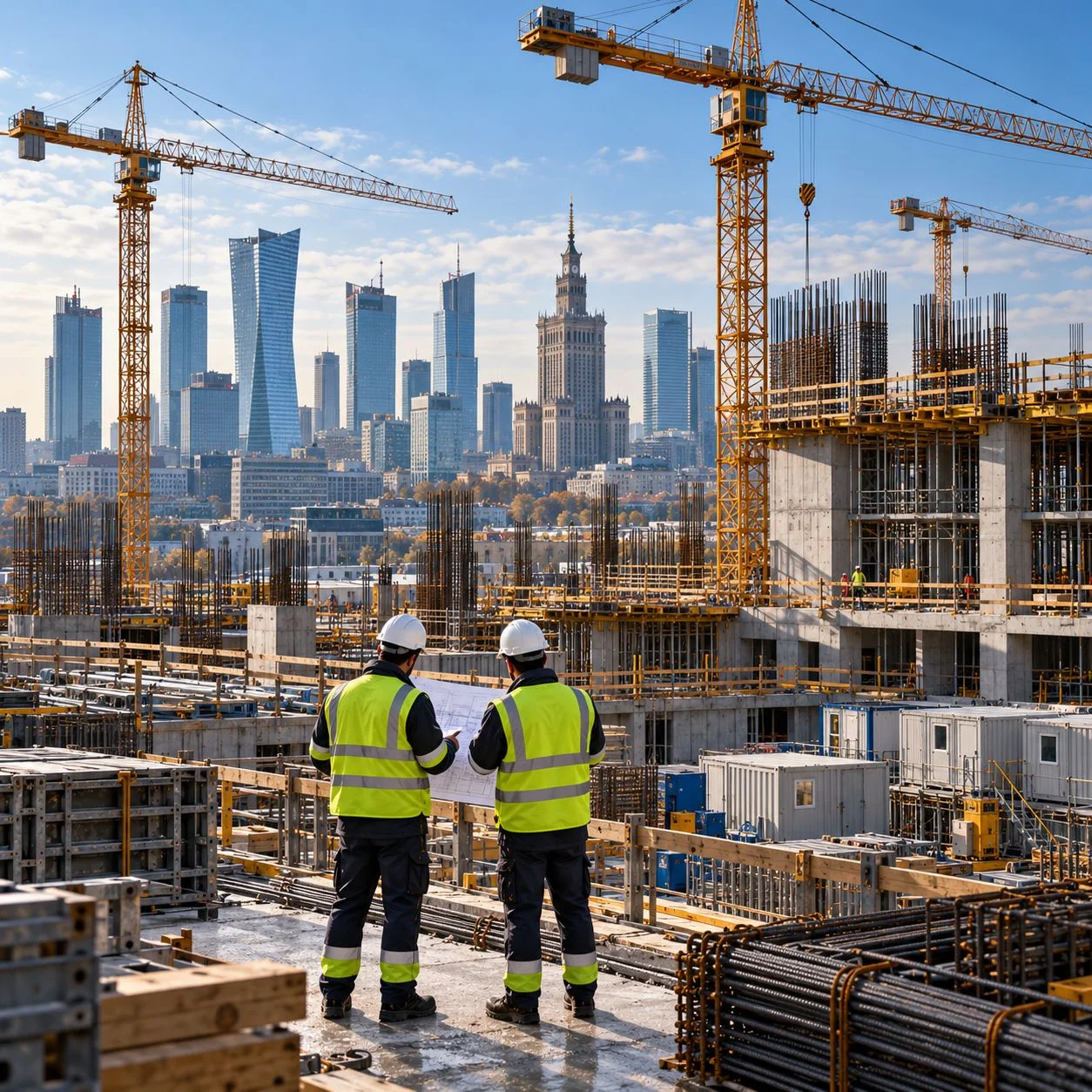 Working construction site