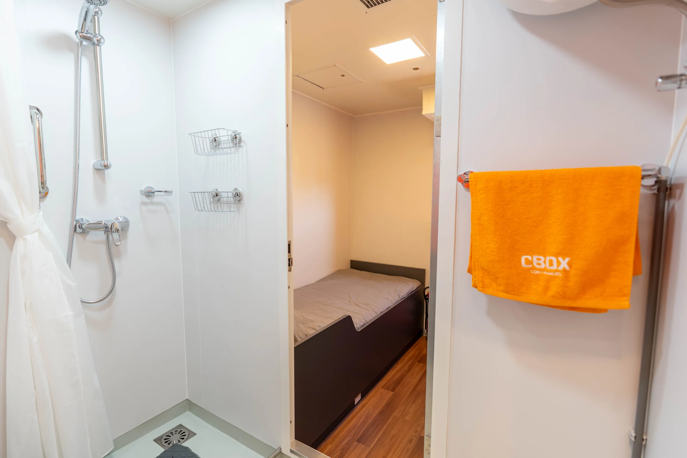 The CBOX 20ft Offshore Living Quarters provide comfortable, practical accommodation for personnel working at sea.