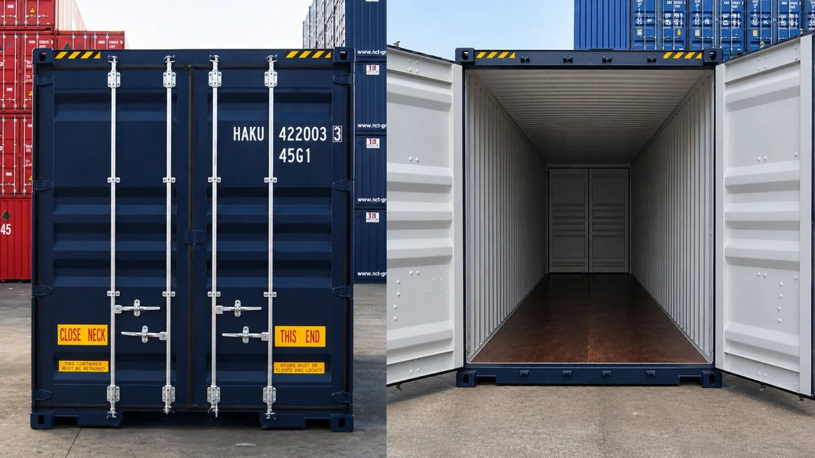 Double Door Containers
