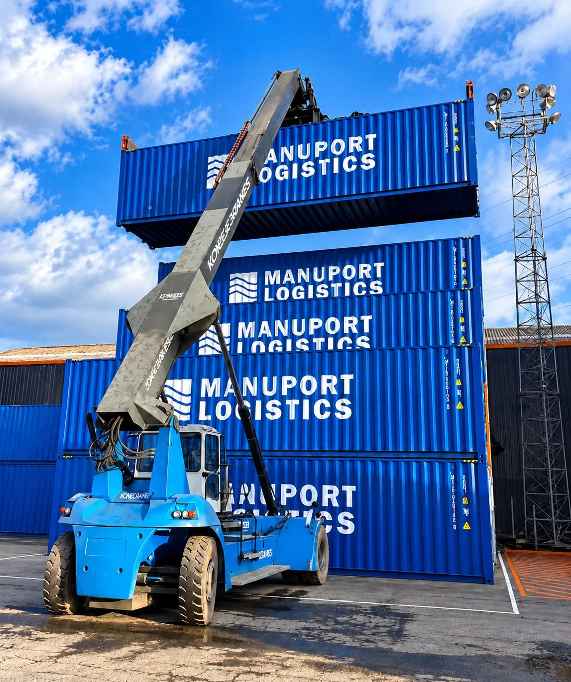 Container fleet Manuport Logistics