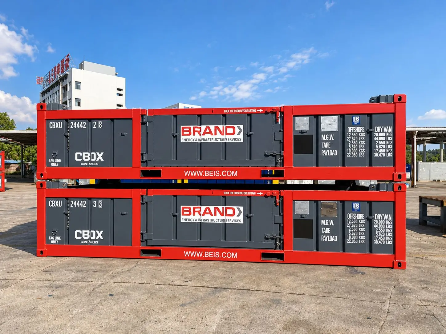 BRAND DNV offshore baskets supplied by CBOX