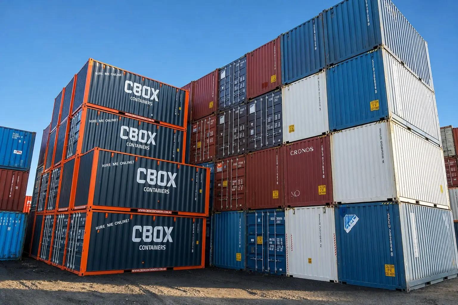 Stacked Containers