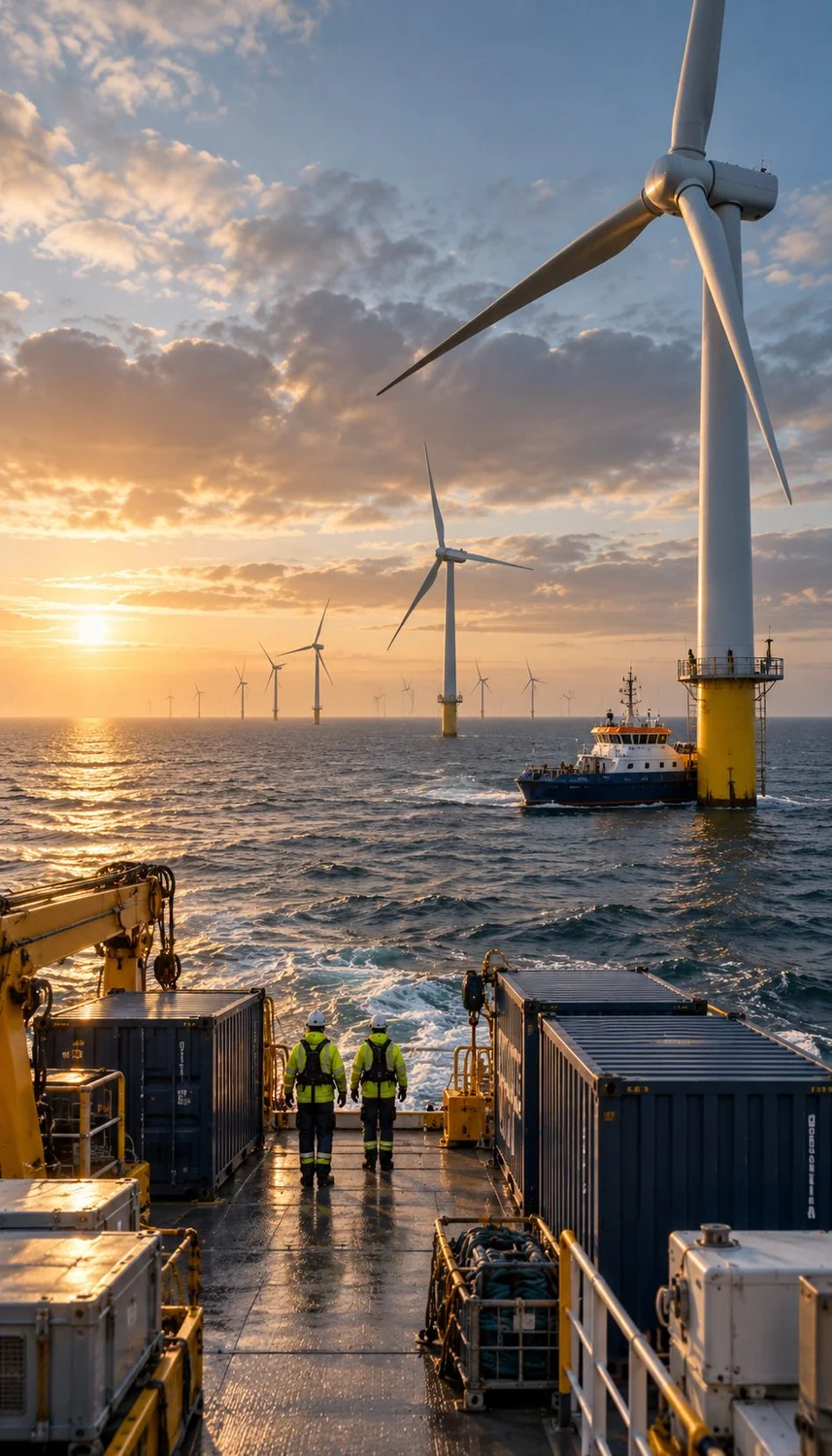 Container für Öl, Gas, Wind und Bergbau