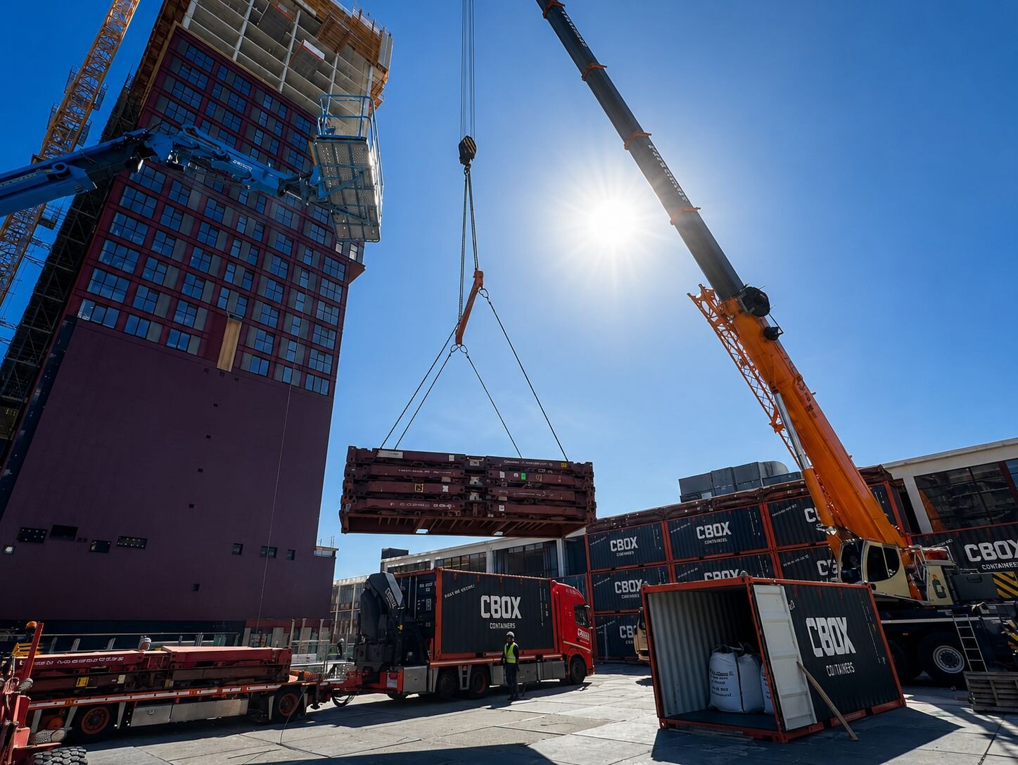Flat Rack Containers | CBOX Containers